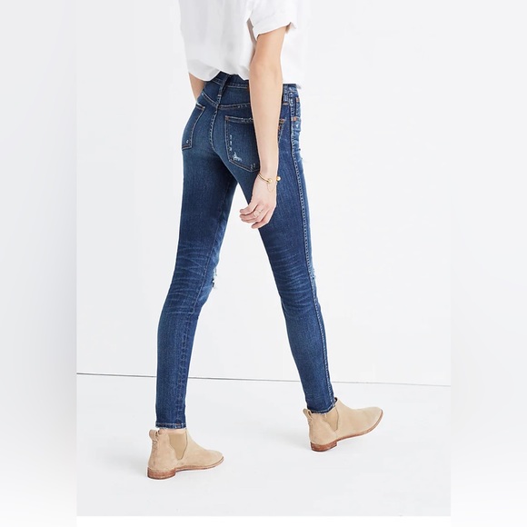 Madewell 9” high riser skinny skinny 26 - Picture 3 of 5